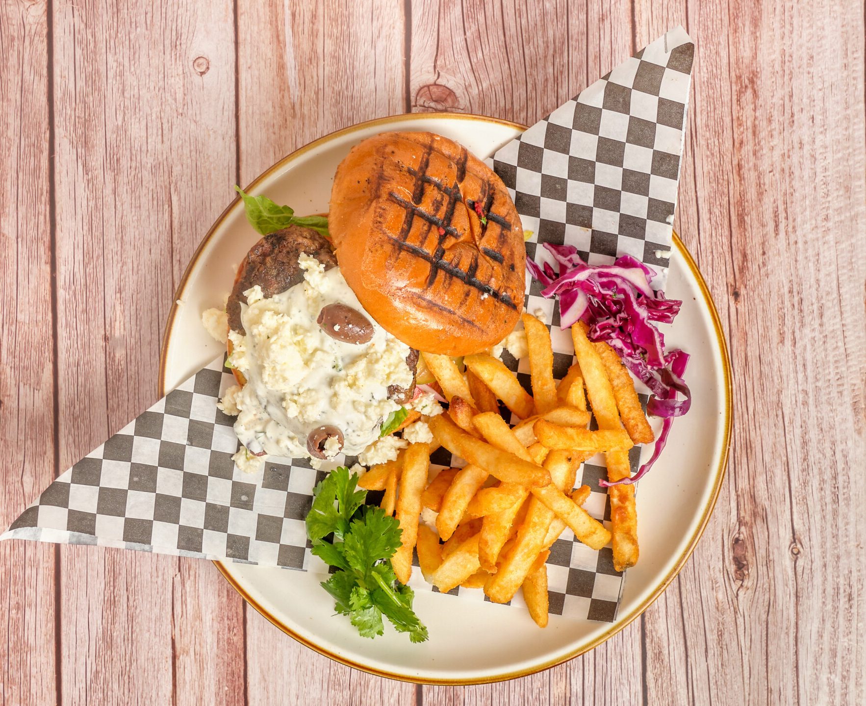 Lamb Burger.
