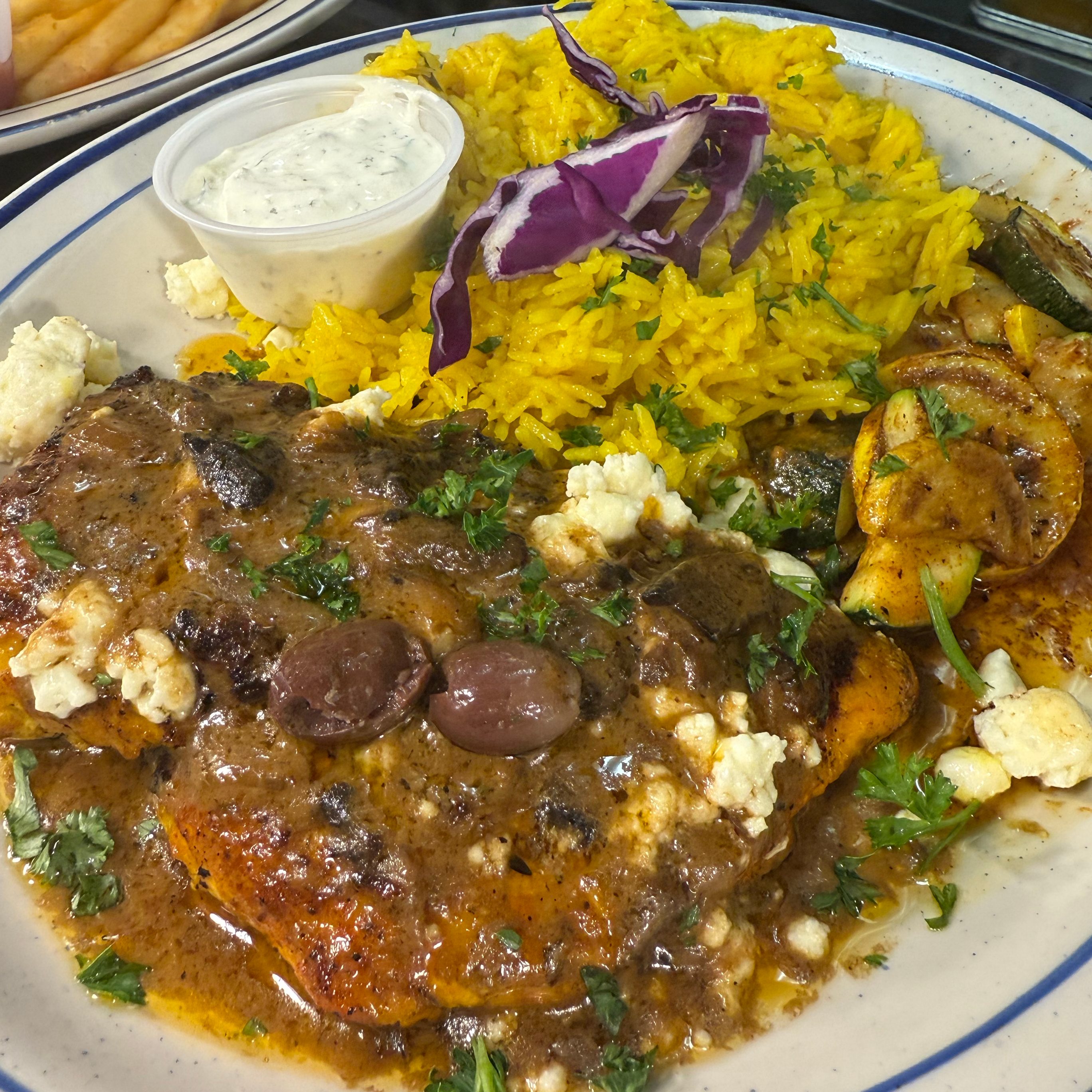 Mediterranean Mushroom Chicken.