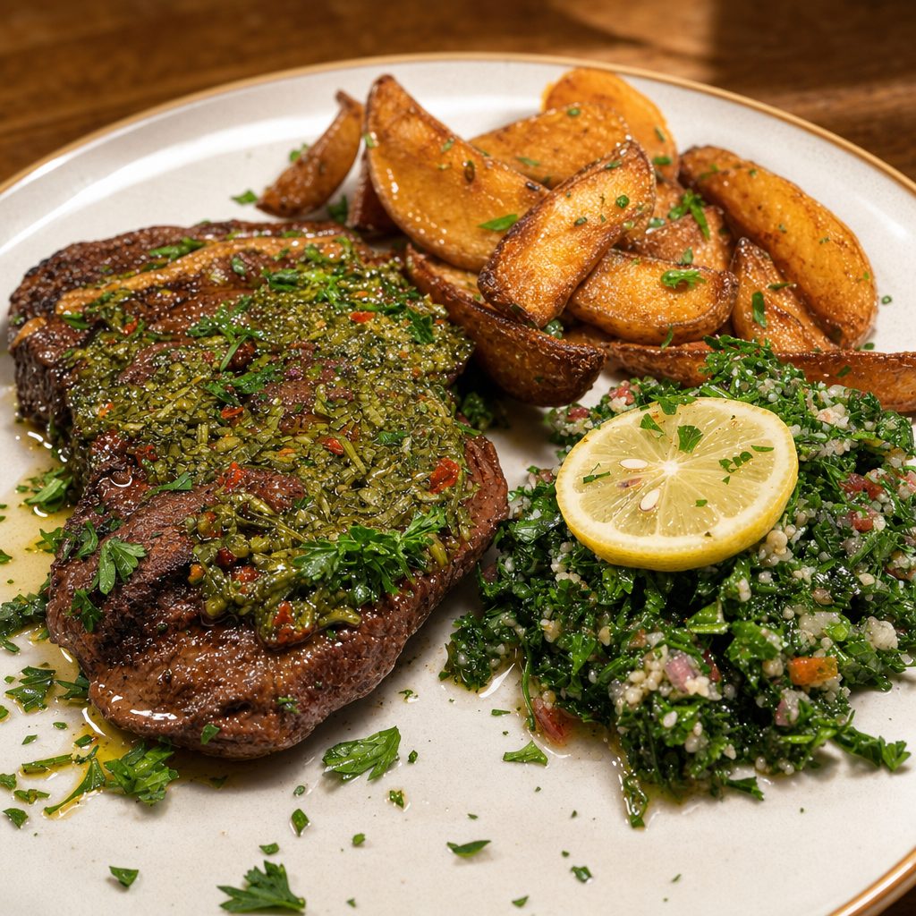 Lamb Steak.