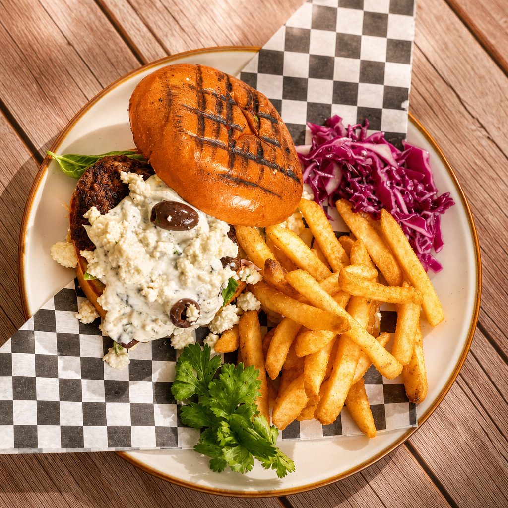 Lamb Burger.