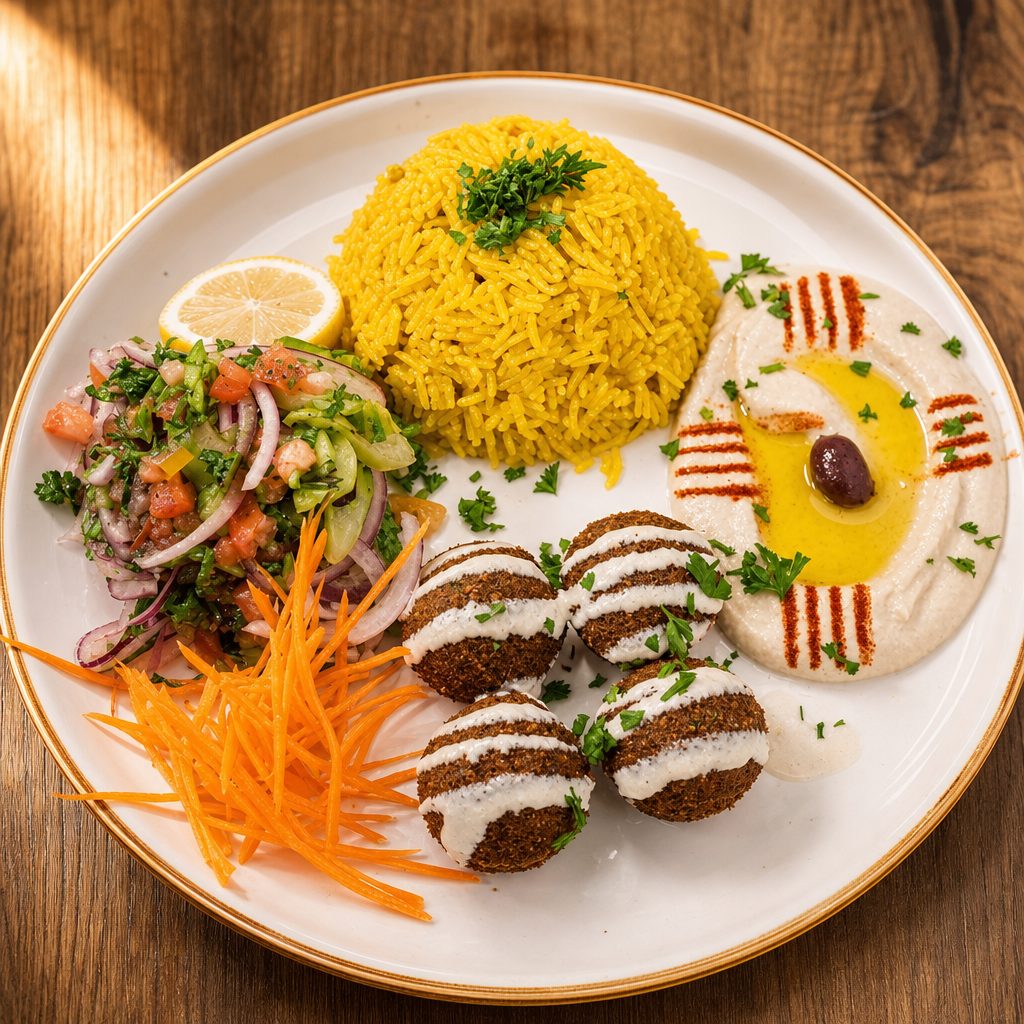 Falafel Platter.