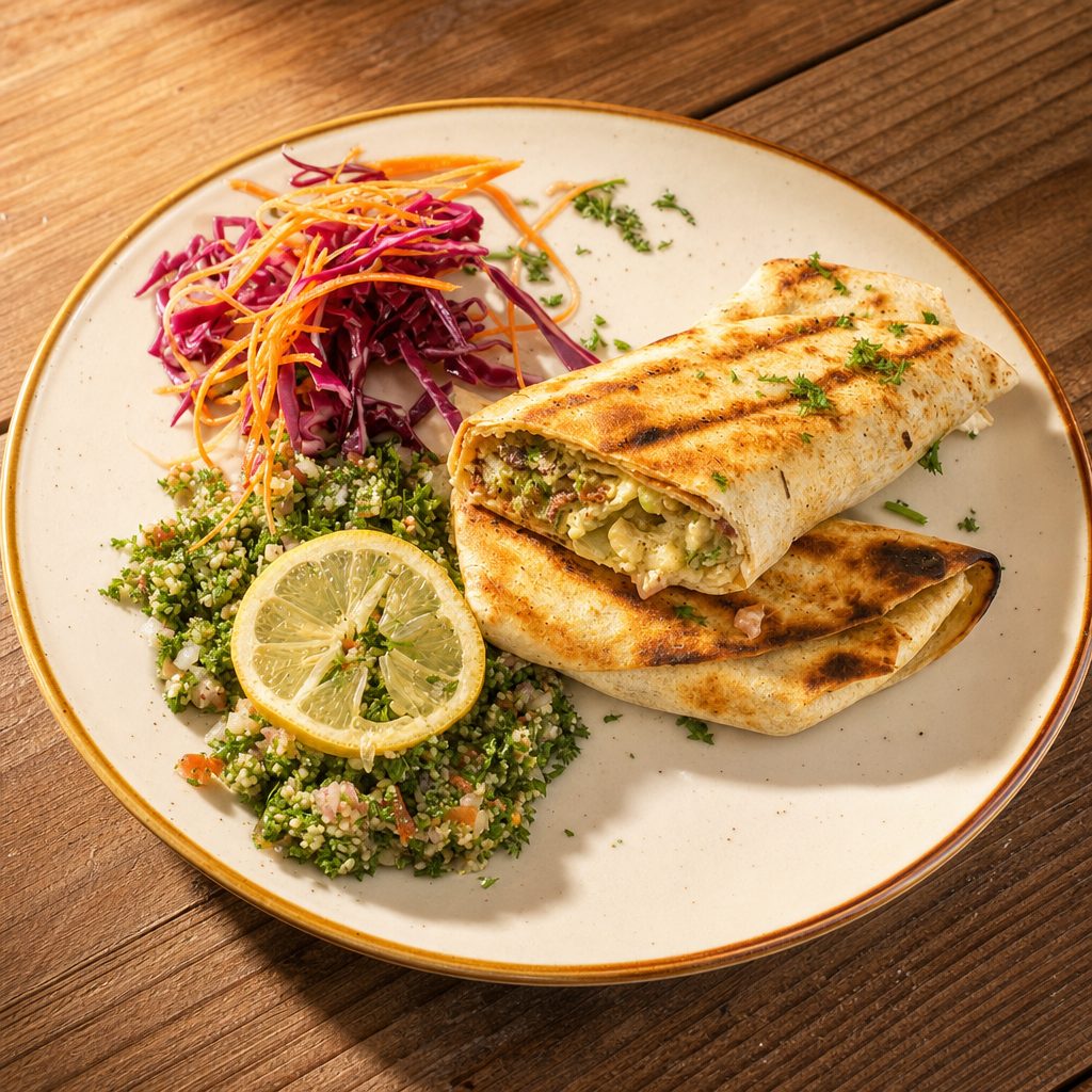 Chicken Shawarma Wrap.