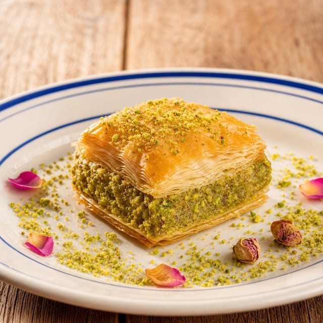 Pistachio Baklava.