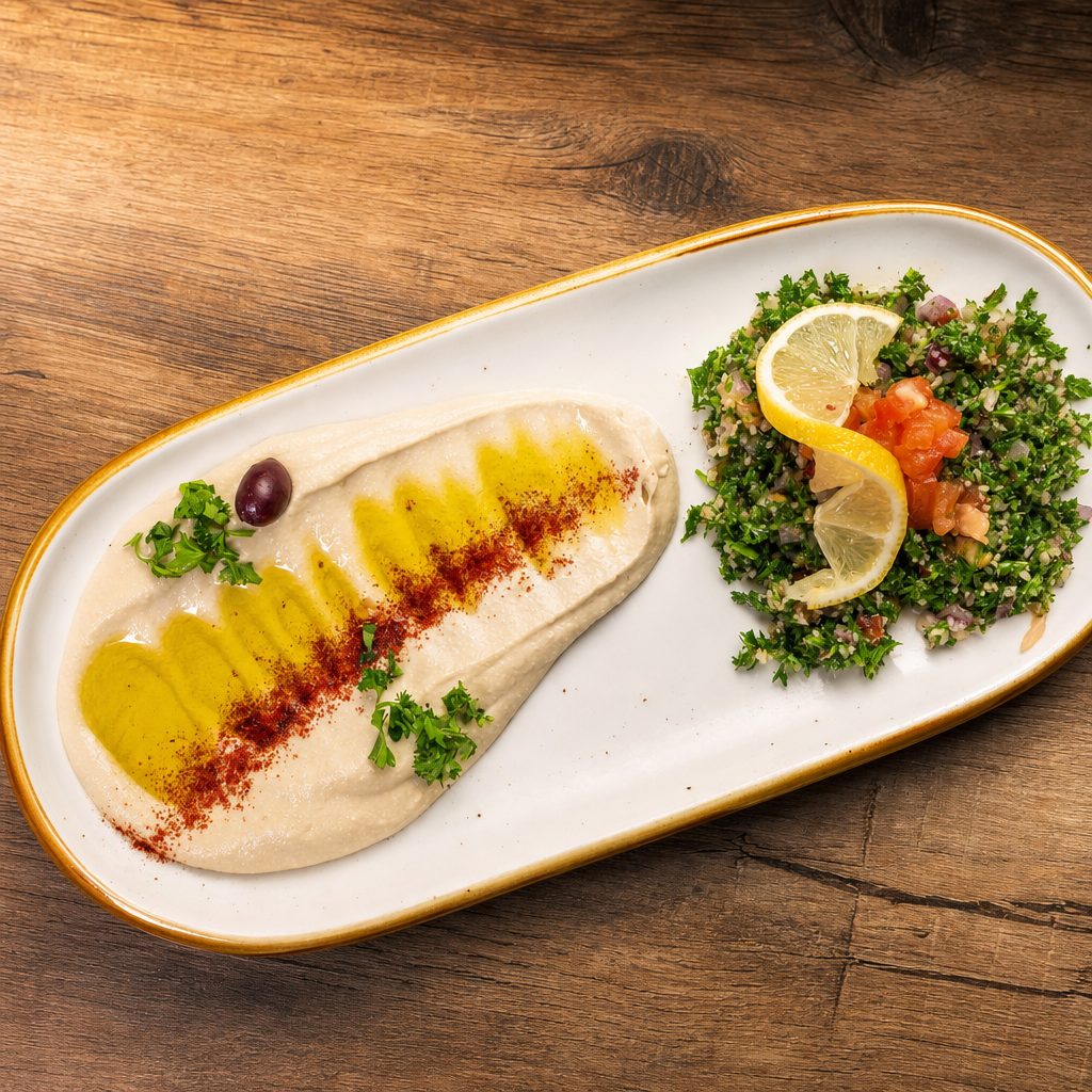 Hummus & Tabouli.
