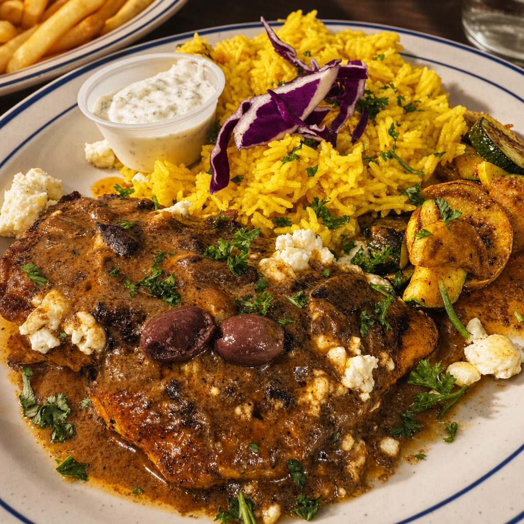 Mediterranean Mushroom Chicken.