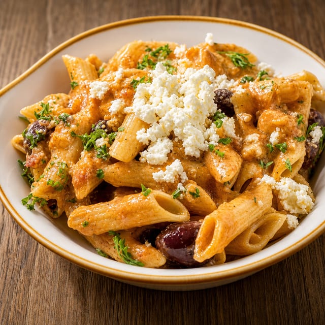 Greek Pasta Salad.